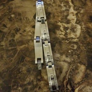 Men's Stainless Steel and Diamond bracelet